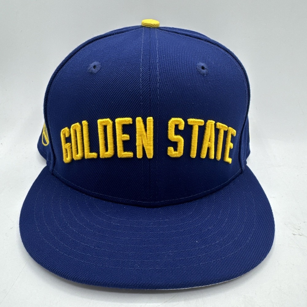 New Era Golden State Warriors NBA Blue Yellow Snapback Hat One Size 9FIFTY OSFM